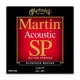 Juego de Cuerdas Martin MSP4100 para Guitarra Folk Phosphor Bronze 012