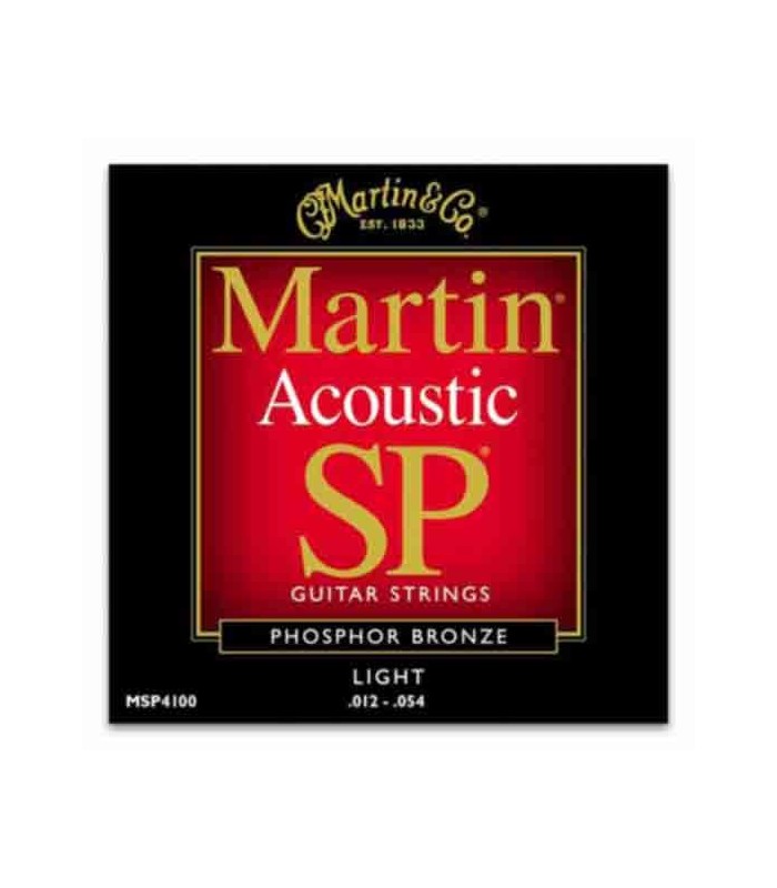 Martin Folk Guitar String Set MSP4100 Phosphor Bronze 012