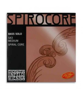 Thomastik Double Bass String Set Spirocore Solo 4/4