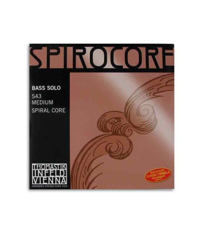Thomastik Double Bass String Set Spirocore Solo 4/4