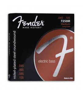 Embalage del juego de cuerdas Fender 7250M