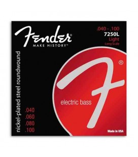 Juego de Cuerdas Fender 7250L para Bajo 40 100