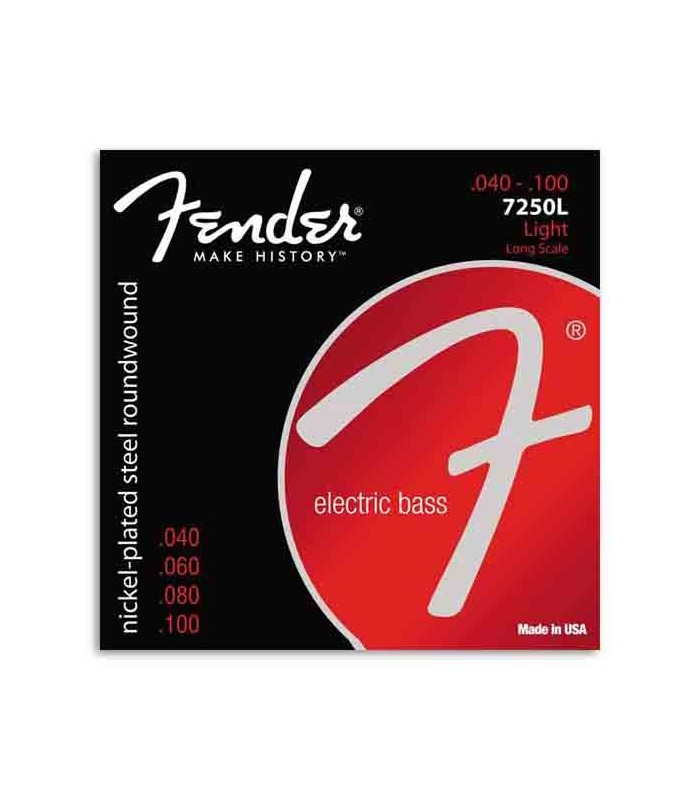 Fender Bass Guitar String Set 7250L 40 100