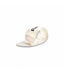 Uña Pulgar Dunlop 9002R Media Blanca