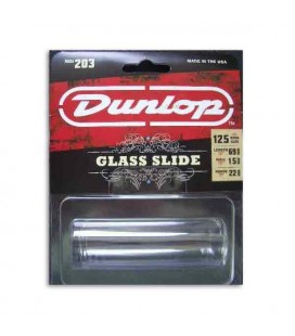 Slide Dunlop 203 para Guitarra Transparente Regular Large