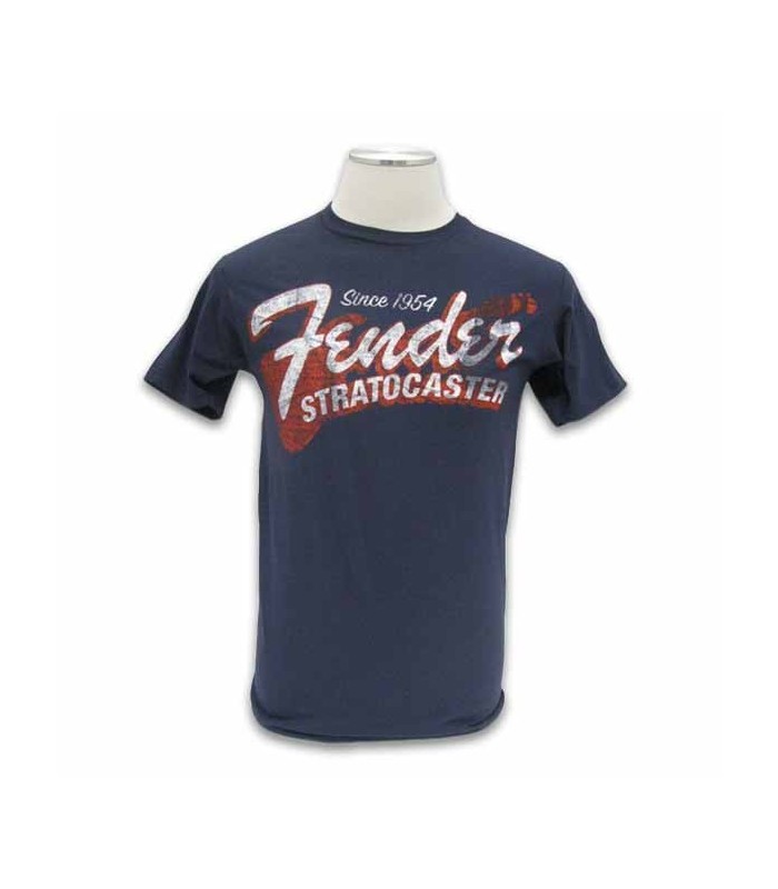 T shirt Fender Azul Since 1954 Tamanho M