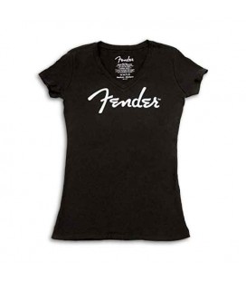 Camiseta Negra Distressed Señora Size XL