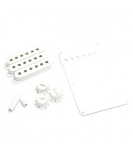 Kit Fender Partes Plásticas Cor Branca