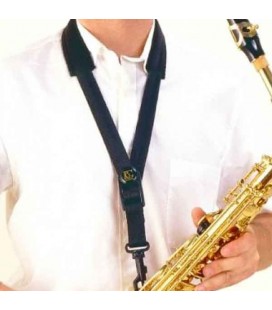 Correia BG S10SH para Saxofone Alto ou Tenor Preta