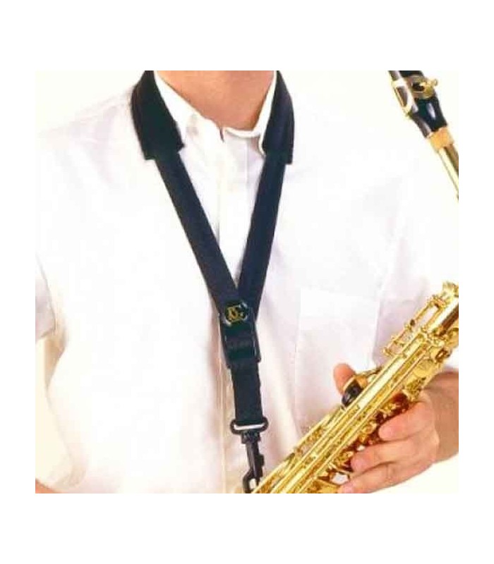 Correia BG S10SH para Saxofone Alto ou Tenor Preta