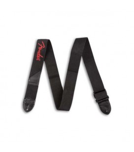Correia Fender para Guitarra Logo Vermelho