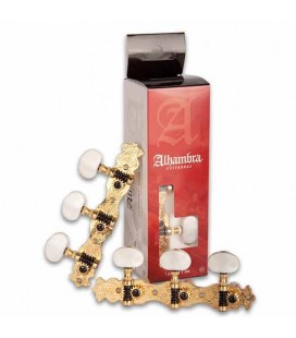 Par de Carrilhões Alhambra 9487 para Guitarra Clássica Dourado N2