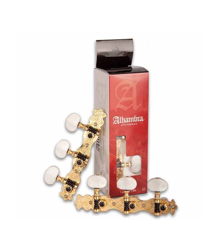 Clavijero Alhambra 9487 para Guitarra Clásica Dorado N2