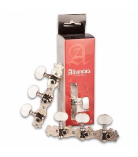 Clavijero Alhambra 9480 para Guitarra Clásica Niquelado Nº1