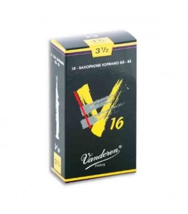 Palheta Vandoren SR7135 para Saxofone Soprano V16 nº 3 1/2
