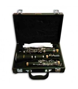 Clarinete Sullivan CL 100 ABS Si bemol 17/6 Chaves Prateadas com Estojo