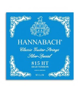 Juego de Cuerdas Hannabach E815HT Guitarra Clásica Nilón Alta Tensión