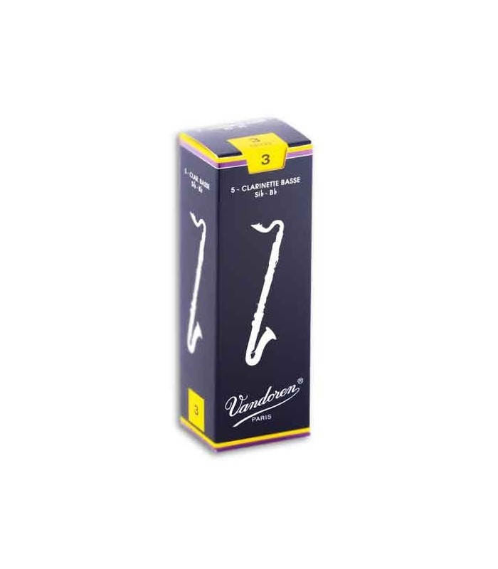 Palheta Vandoren CR123 para Clarinete Baixo 3
