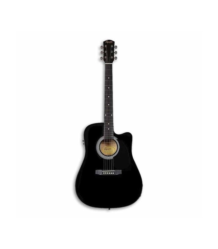 Guitarra Eletroacústica Fender Squier SA 105CE Negra