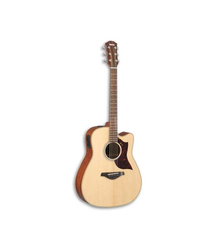 Guitarra Electroacústica Yamaha A1M NAT Abeto Caoba Artesanal Dreadnought con Estuche