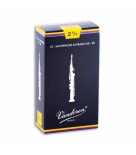 Caña Vandoren 2 1/2 SR2025 Saxófono Soprano