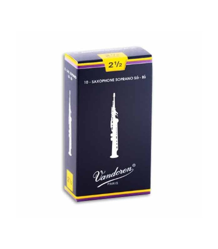 Palheta Vandoren 2 1/2 SR2025 Saxofone Soprano