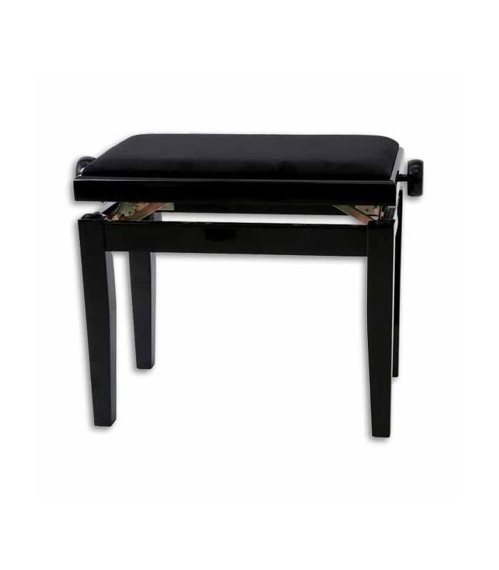 Artcarmo Bench Black Rectangular Adjustable 130010