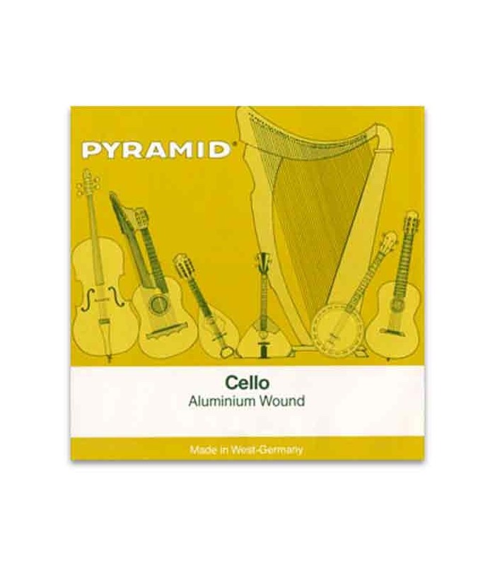 Pyramid Cello Strings Set 170100 Aluminium 1/4