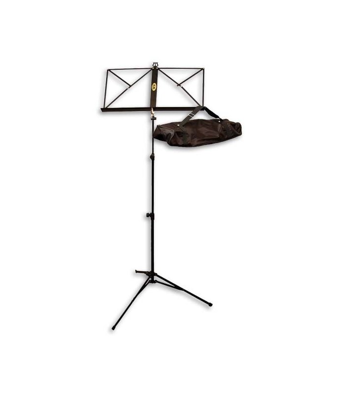 Complete photo of FX F900702 music stand with bag 