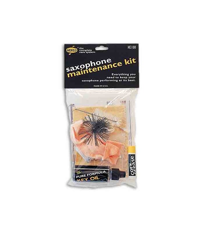 Kits de limpeza e
acessórios para instrumentos de sopro no Salão Musical