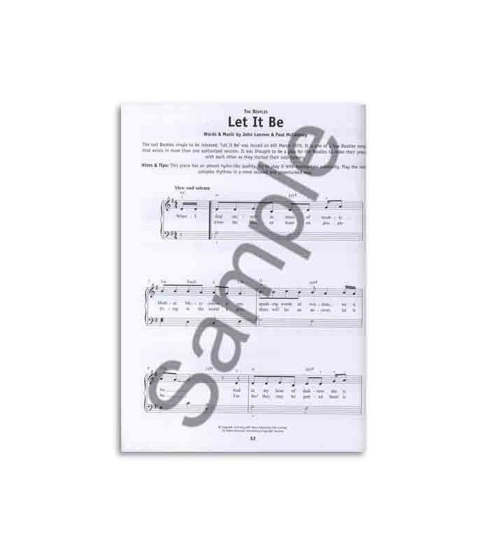 Livro Music Sales 50 Fabulous Songs Easy Piano AM999449
