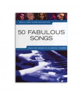 Livro Music Sales 50 Fabulous Songs Easy Piano AM999449