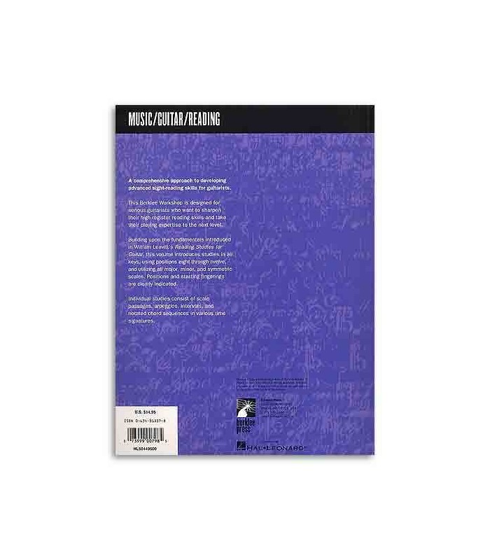 Livro Music Sales Advanced Reading Studies Guitar GS44950