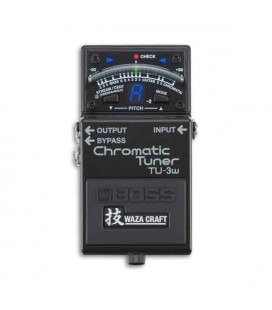 Pedal Boss Afinador Cromático TU 3W con Conexión para Vários Pedales Waza Floor Tuner