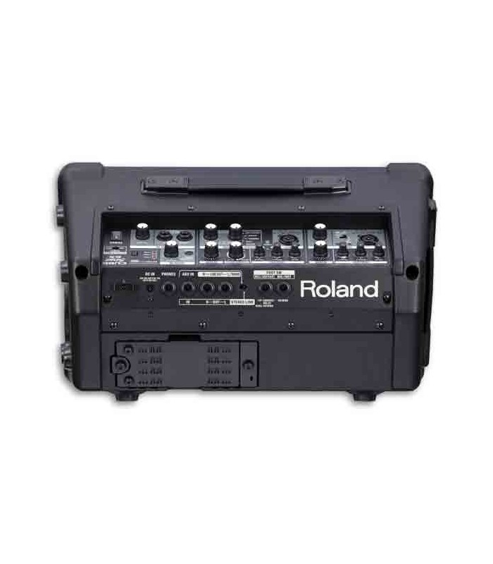Foto traseira do amplificador Roland CUBE ST EX