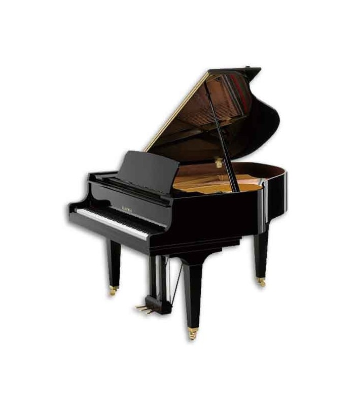 Piano de Cauda Kawai GL 30 166cm Preto Polido 3 Pedais