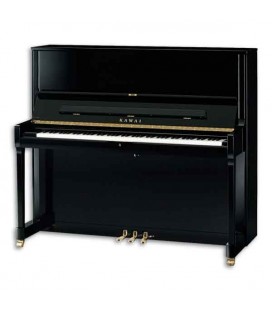Kawai Upright Piano K 500 130cm Polished Black 3 Pedals