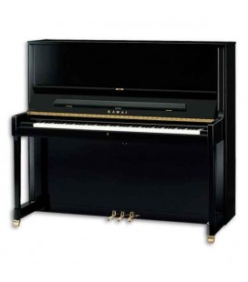 Kawai Upright Piano K 600 134cm Polished Black 3 Pedals