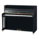 O piano vertical Kawai K 200 tem um som intenso e sistema de teclado Millenium III