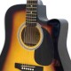 Guitarra Eletroacústica Fender Squier SA 105CE Sunburst