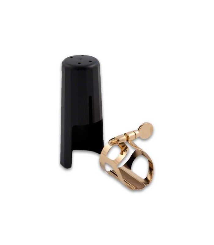 Abraçadeira BG L3 Tradition para Clarinete Metal Dourada com Tampa