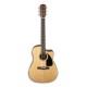 Foto frontal  da Guitarra Eletroacústica Fender Dreadnought CD 60SCE Natural