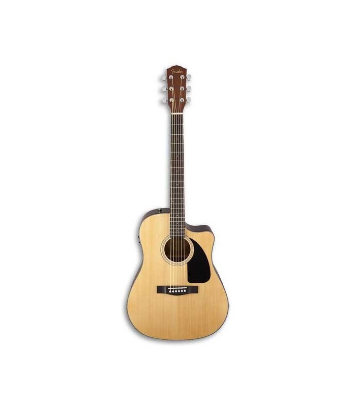 Foto frontal  da Guitarra Eletroacústica Fender Dreadnought CD 60SCE Natural