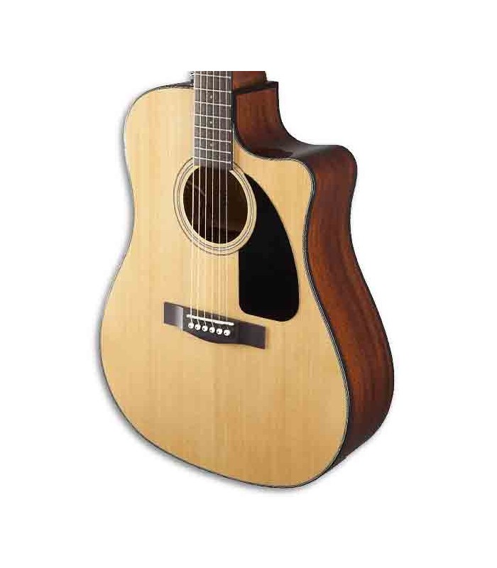 Foto 3/4 del cuerpo de la Guitarra Electroacústica Fender CD 60SCE Natural