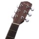 Cabeza de la Cabeza de la Guitarra Electroacústica Fender CD 60SCE Natural