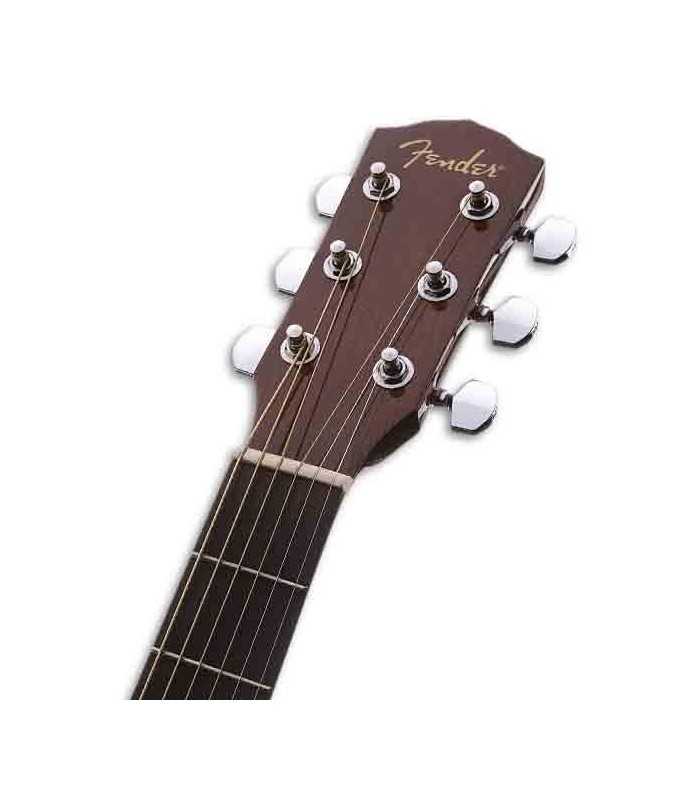 Cabeza de la Cabeza de la Guitarra Electroacústica Fender CD 60SCE Natural