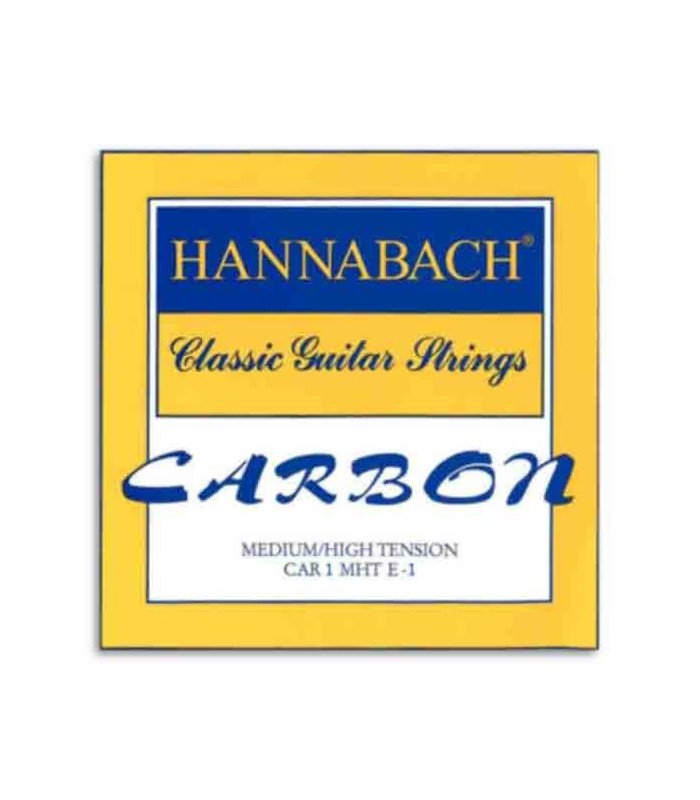 Hannabach Classical Guitar Individual String ECAR 1 MHT 1a Mi E 1 Carbon