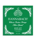 Hannabach Classical Guitar String Set E815LT Nylon Low Tension