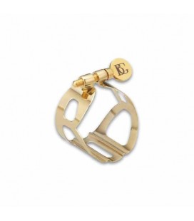 Abrazadera BG L40 Tradition Tenor Metal Dorada con Tapa
