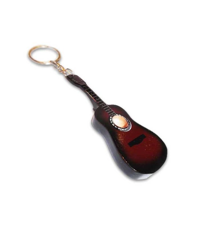Keyring red guitar